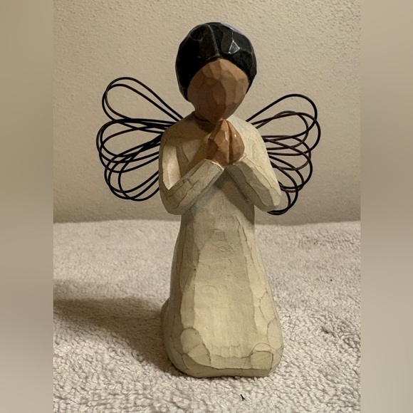 Vintage Demdaco Susan Lordi Willow Tree Angel of Prayer Figurine 1999 4" - Picture 1 of 6